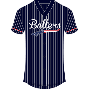 TBT Navy Pinstripe Jersey