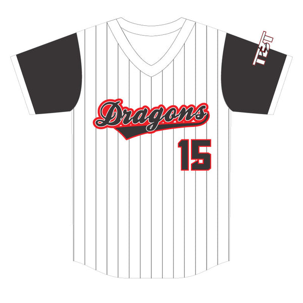 TBT Dragons Jersey Pinstripes (Black Sleeves)