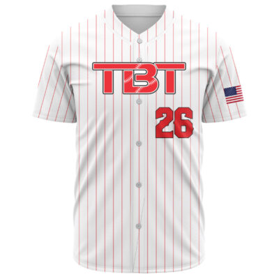 TBT Red Pinstripe Jersey
